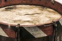 Tamburo con cassa metallica, epoca napoleonica - sala I