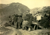 434.Baraccamenti sul passo dello Stelvio