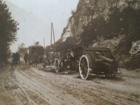 483.Convoglio militare su ruote in ferro, verso Trento