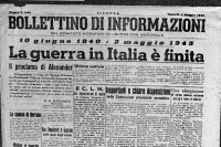 Il bollettino di informazioni che annuncia la cessazione delle ostilità, 4 maggio 1945 - sala V