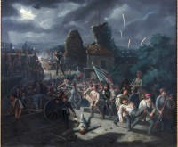 La difesa e lo sgombero della Rocchetta il 24 maggio 1848 (Agostino Bottazzi, 1855) - sala II