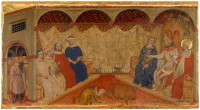Battista da Vicenza "Disputa di san Silvestro con i rabbini di Roma alla presenza di Costantino ed Elena"
