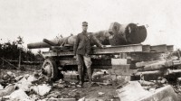 273.Cannone austriaco da 192 catturato sul Nad Logem, agosto 1916. Verney