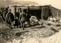 376.Postazione dell'artiglieria sul Monte Altissimo